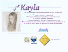 Tablet Screenshot of kaylakat.com